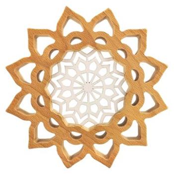 AMADEA Mandala s vkladem na zavěšení, masivní dřevo, průměr 30 cm (37692-00)