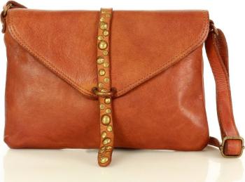 MARCO MAZZINI KARAMELOVÁ CROSSBODY S OZDOBNÝM PÁSKEM (V150B) Velikost: ONE SIZE