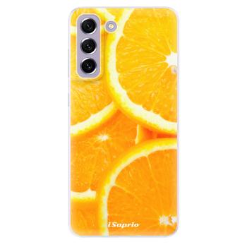 Odolné silikonové pouzdro iSaprio - Orange 10 - Samsung Galaxy S21 FE 5G