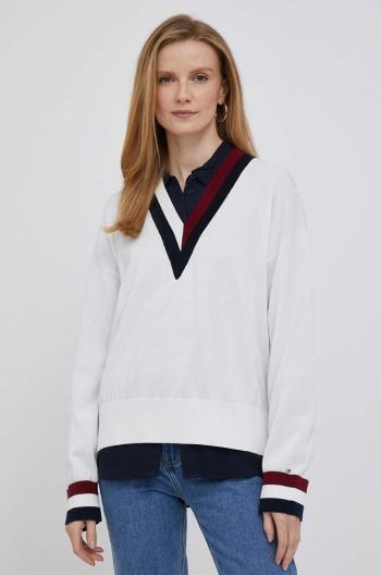 Svetr Tommy Hilfiger dámský, béžová barva, lehký