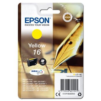 EPSON T1624 (C13T16244012) - originální cartridge, žlutá, 3,1ml