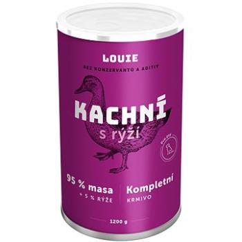 Louie Kompletní krmivo - kachní (95 %) s rýží (5 %) 1200 g (8595174345566)