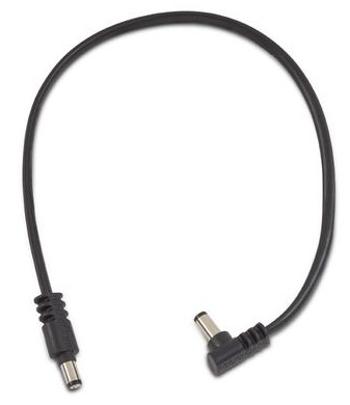 Rockboard Flat Power Cable - Black 30 cm / 11,81 angled/straight