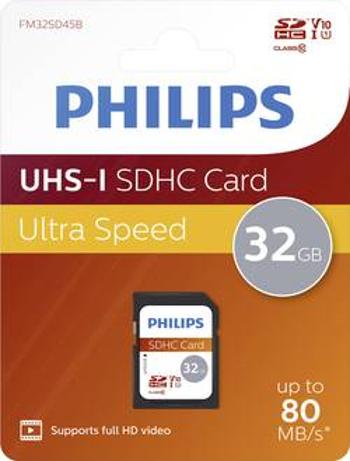 Karta SDHC, 32 GB, Philips FM32SD45B/00, Class 10