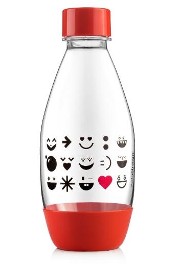 SODASTREAM Lahev dětská 0,5 l 1 ks smajlík červená