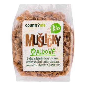 Těstoviny mušličky špaldové 400 g BIO COUNTRY LIFE