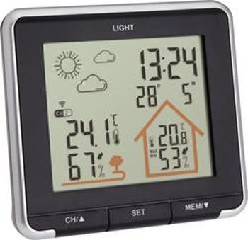 Digitální bezdrátová meteostanice TFA Dostmann LIFE 35.1153.01, Max. dosah 60 m, černá