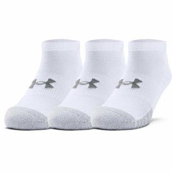 Under Armour Unisexové nízké ponožky Heatgear NS, Bílá, 43 - 45