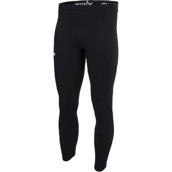 Swix FOCUS WARM TIGHTS Pánské prodyšné a hřejivé elastické kalhoty, černá, velikost S
