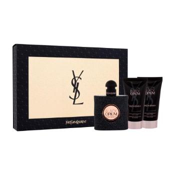 Yves Saint Laurent Black Opium dárková kazeta parfémovaná voda 50 ml + hydratační fluid 2 x 50 ml pro ženy