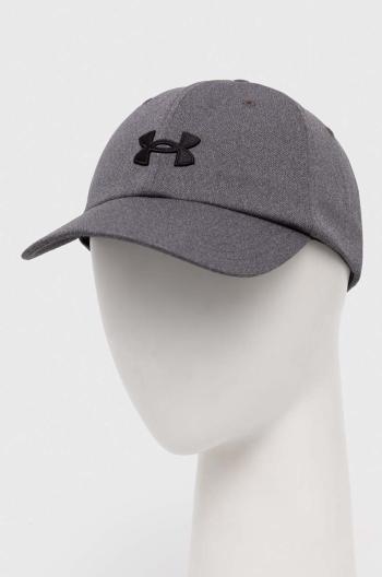 Kšiltovka Under Armour šedá barva, s aplikací