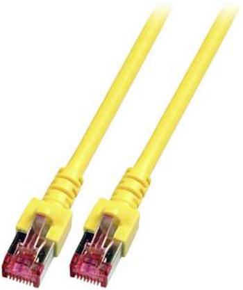 Síťový kabel RJ45 EFB Elektronik K5511.1, CAT 6, S/FTP, 1.00 m, žlutá