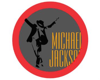 Samolepky zákaz - 5ks Michael Jackson