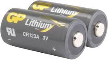 Lithiová fotobaterie CR-123A GP Batteries CR123A, 1400 mAh, 3 V, 2 ks