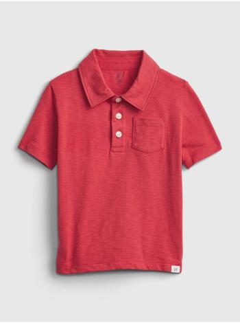 Červené klučičí dětské polo tričko shirt
