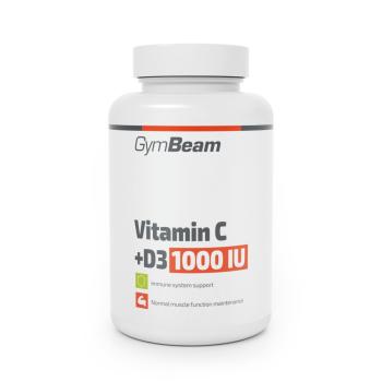 Vitamín C + D3 1000 IU 90 tab. - GymBeam