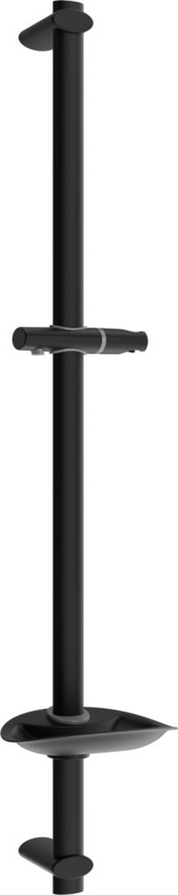 MEXEN DB Posuvný držák sprchy s mýdlenkou, 75 cm, černá 79384-70
