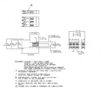 Zásuvková lišta TE Connectivity MTA-100 3-641535-2, 13.47 mm, pólů 2, 1 ks