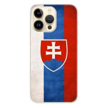 Odolné silikonové pouzdro iSaprio - Slovakia Flag - iPhone 14 Pro Max