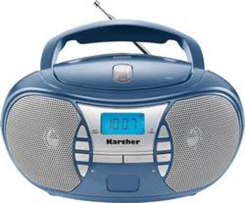 CD-rádio Karcher RR 5025, AUX, CD, modrá