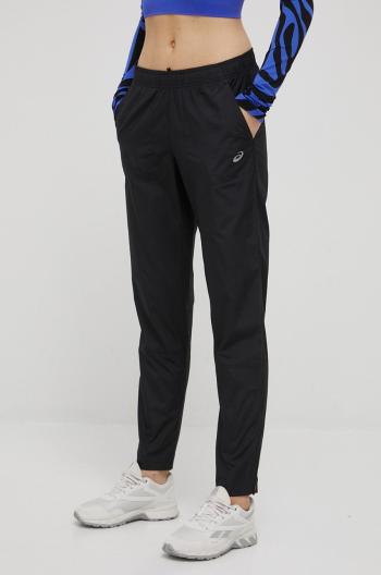 Běžecké kalhoty Asics Core dámské, černá barva, hladké