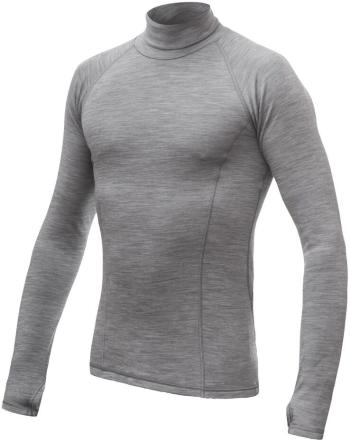SENSOR MERINO BOLD pánské triko dl.rukáv roll neck cool gray Velikost: S