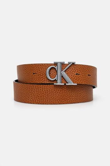 Oboustranný pásek Calvin Klein Jeans pánský, černá barva, K50K512084