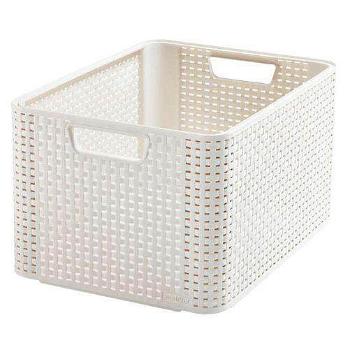 box úložný RATTAN 43,6x33x23cm (L), STYLE2, PH KRÉM