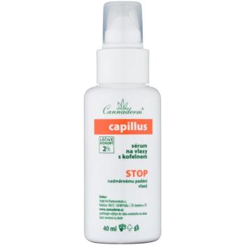 Cannaderm Capillus Kofeinové sérum na vlasy sérum na vlasy proti padání vlasů 40 ml