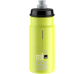 lahev ELITE Jet Yellow fluo černé logo, 550 ml