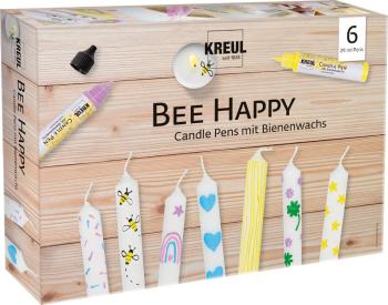 Kreul Candle Pen Bee Happy Set Fixy 6 ks