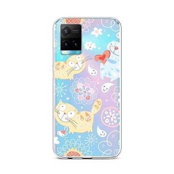 TopQ Vivo Y33s silikon Happy Cats 68116 (Sun-68116)