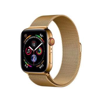 COTEetCI ocelový řemínek pro Apple Watch, 42/44mm, magnetický, zlatá WH5203-GD