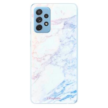 Odolné silikonové pouzdro iSaprio - Raibow Marble 10 - Samsung Galaxy A72