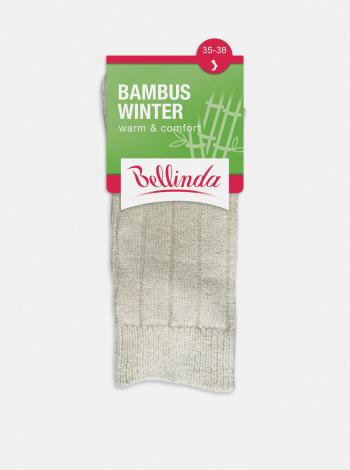 Dámské zimní ponožky BAMBUS WINTER SOCKS - Dámské zimní bambusové ponožky - béžová