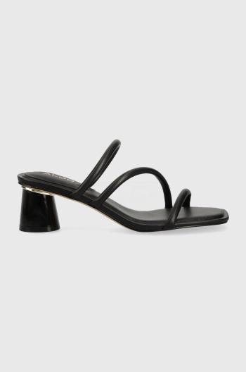 Pantofle Aldo Edawen dámské, černá barva, na podpatku