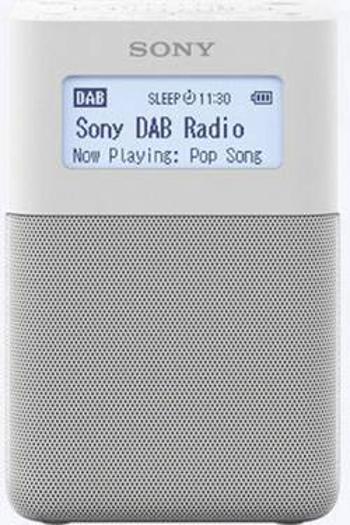 Radiobudík Sony XDR-V20D, AUX, bílá