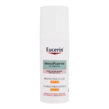 Eucerin DermoPurifyer Oil Control Protective Fluid SPF30 50 ml denní pleťový krém na mastnou pleť; na pigmentové skvrny; na problematickou pleť s akné