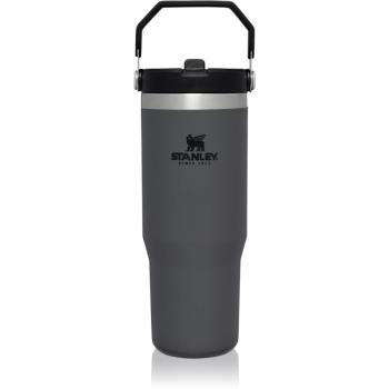 Stanley IceFlow™ Flip Straw Tumbler nerezová láhev na vodu Charcoal 890 ml