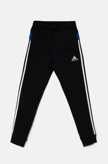 Dětské tepláky adidas B PT CB černá barva, vzorované, JE0322