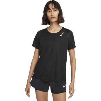 Nike DF RACE TOP SS W Dámské běžecké tričko, černá, velikost XL