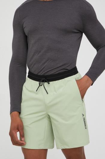 Outdoorové šortky adidas TERREX Liteflex H51496 zelená barva