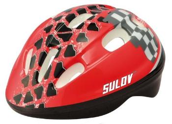 Dětská cyklo helma SULOV® JUNIOR, vel. S, červená, 55 - 56