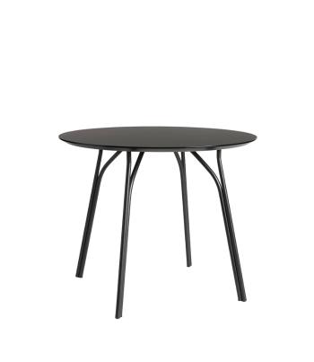 Jídelní stůl "Tree", 90 cm, 3 varianty - Woud Varianta: černá, černé nohy