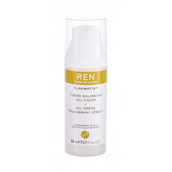 REN Clean Skincare Clarimatte T-Zone Balancing 50 ml pleťový gel pro ženy na smíšenou pleť; na mastnou pleť
