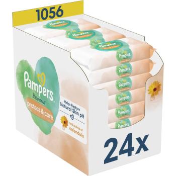 Pampers Harmonie Protect&Care vlhčené čisticí ubrousky pro děti s měsíčkem lékařským 1056 ks