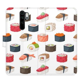 Flipové pouzdro iSaprio - Sushi Pattern 02 - Xiaomi Redmi Note 8 Pro