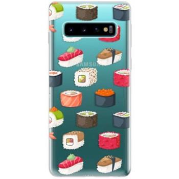 iSaprio Sushi Pattern pro Samsung Galaxy S10 (supat-TPU-gS10)