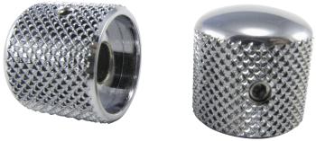 Ernie Ball Tele-style Knobs Chrome Plated Brass Set of 2  