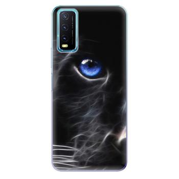 Odolné silikonové pouzdro iSaprio - Black Puma - Vivo Y20s